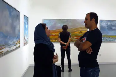 نمایشگاه نقاشی های سعید امدادیان در گالری هور