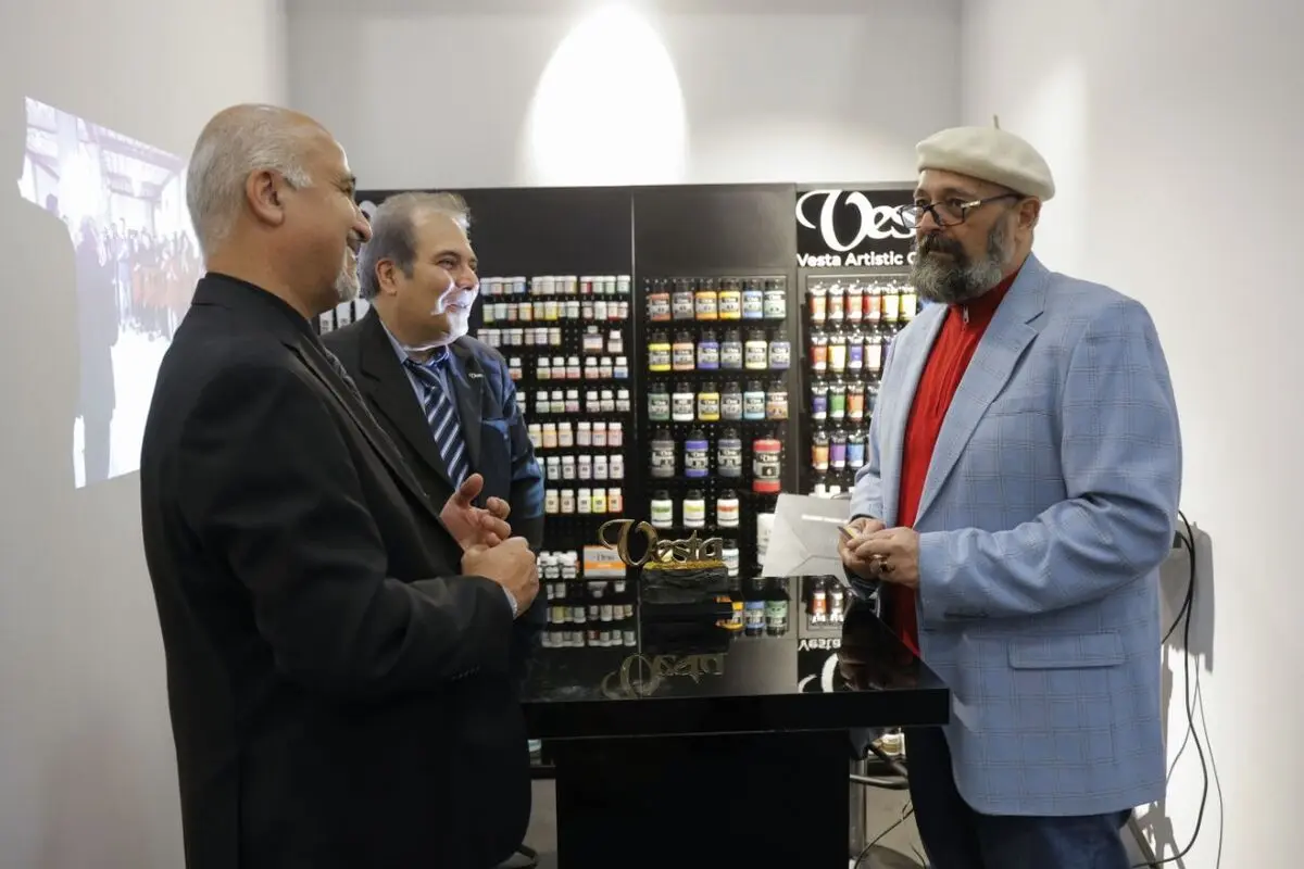 Vesta Color at the first Tehran Art Fair