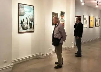 نمایشگاه گروهی نقاشان اردبیل در گالری لاله