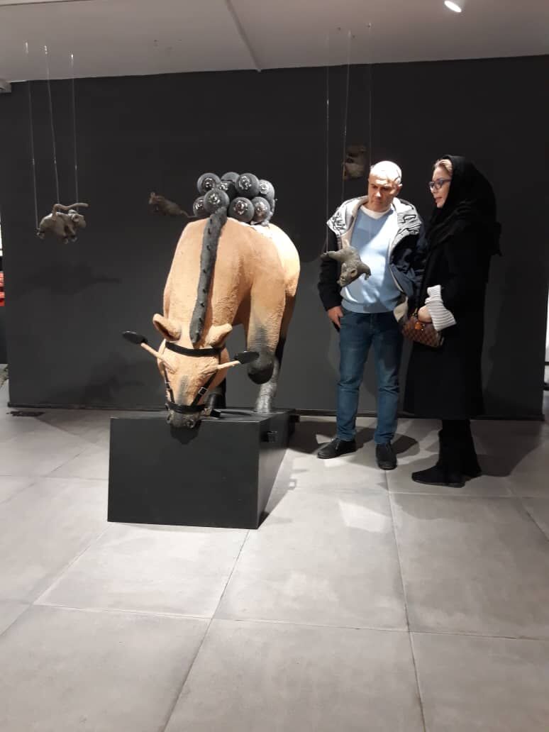 نمایشگاه آثار هادی نیکان در نگارخانه سهراب