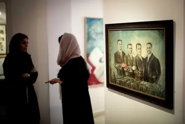 نمایشگاه آثار قاسم حاجی‌زاده در گالری ماه
