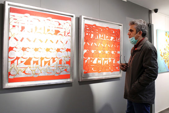 نمایشگاه گروهی نقاشی‌خط در گالری مژده