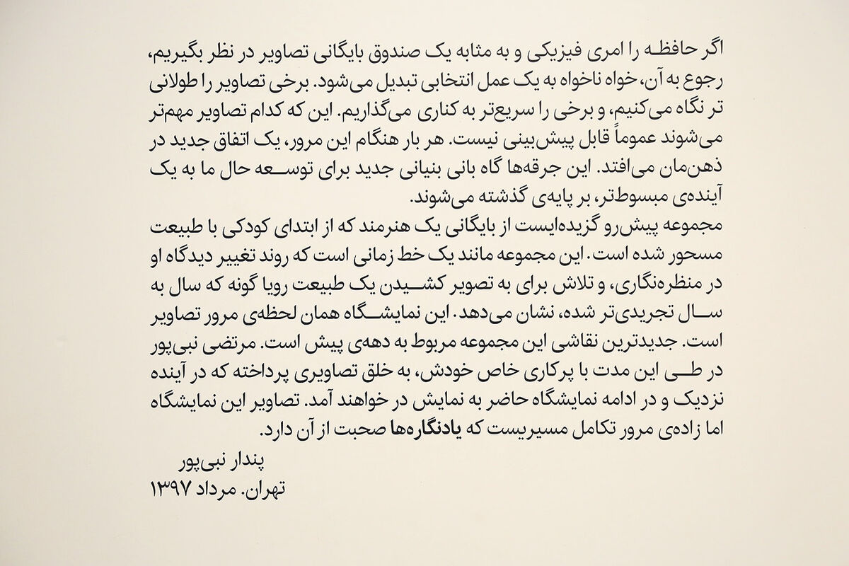 نمایشگاه نقاشی مرتضی نبی‌پور در گالری هپتا