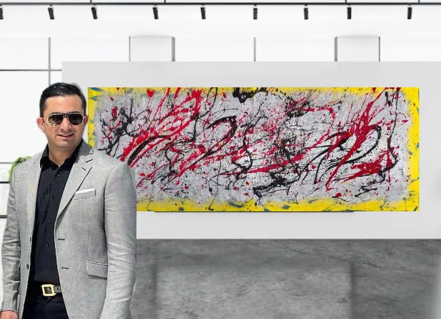 Figo Birjandian and the Red-and-Black Uproar in a Yellow Panorama