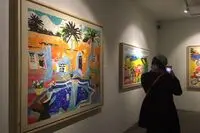 See Farshad Nekoumanesh Paintings in Shirin Gallery