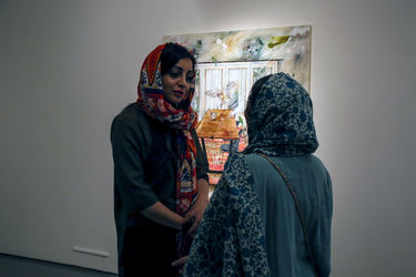 نمایشگاه نقاشی ساناز دزفولیان در گالری طراحان آزاد
