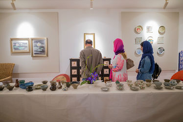 نمایشگاه آثار نقاشی و سرامیک چیبا میاماتو در خانه سرامیک فرزانه