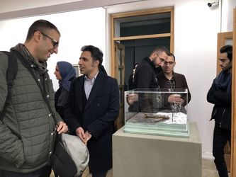 نمایشگاه آثار مسلم علم‌زاده و حسن روح‌الامین در باغ موزه هنر ایرانی