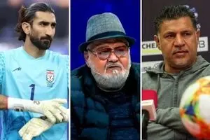 اکبر عبدی پشت علی دایی ایستاد/ واکنش اکبر عبدی به حمله تند بیرانوند به دایی +عکس
