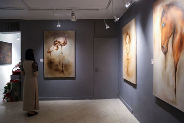 نمایشگاه نقاشی های مهناز بهرام نیا در گالری نگر