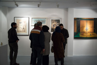 نمایشگاه سالانه گالری هنری فرشته در نگارخانه شهر کتاب فرشته