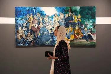 نمایشگاه نقاشی مرتضی نبی‌پور در گالری هپتا