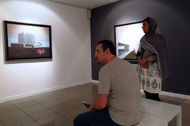 نمایشگاه نقاشی های سارای قاضی اسدالهی در گالری ویستا