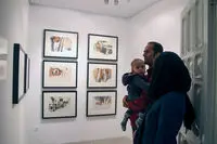 ببینید: طراحی‌های سعید اسکندری به نمایش درآمد/ خط، لکه و فراموشی در گالری ویستا