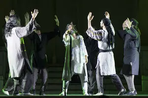 Homay Performs Hallaj Opera at Niavaran Complex