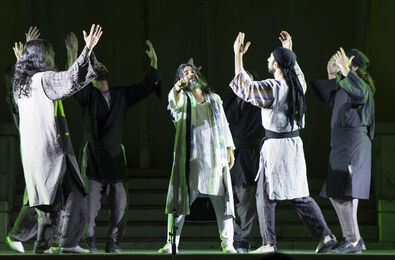 Homay Performs Hallaj Opera at Niavaran Complex