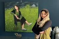 Roshanak Sattari and "Woman in Minimal Silence" with Vesta Colors