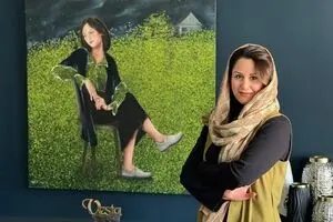 Roshanak Sattari and "Woman in Minimal Silence" with Vesta Colors