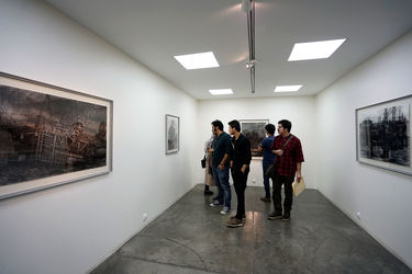 دومین نمایشگاه "سه در سه" در گالری اُ