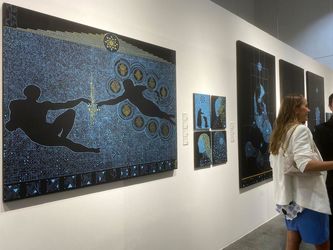 Kaikhan Salakhov’s exhibition 'The Cosmic Renaissance' at Firetti Contemporary