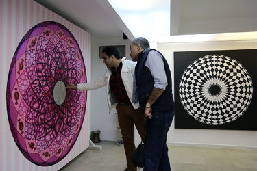 افتتاحیه نمایشگاه آثار مژده اتراک در گالری والی