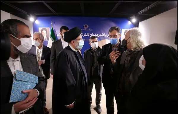 دیدار رئیس جمهور رئیسی از موزه هنرهای معاصر تهران