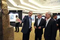 تصاویری از بازدید وزیر فرهنگ و ارشاد اسلامی از هفتمین حراج تهران