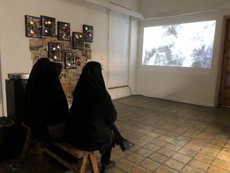 نمایشگاه آثار مسلم علم‌زاده و حسن روح‌الامین در باغ موزه هنر ایرانی