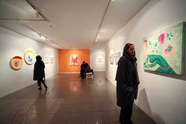 نمایشگاه نقاشی‌ و ویدئوهای ستاره حسینی در گالری ویستا