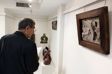 نمایشگاه مجسمه های جمشید مرادیان و شاگردانش در فرهنگسرای ابن سینا