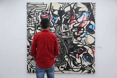 افتتاحیه‌ی نمایشگاه نقاشی‌های تاها حامد در گالری ثالث