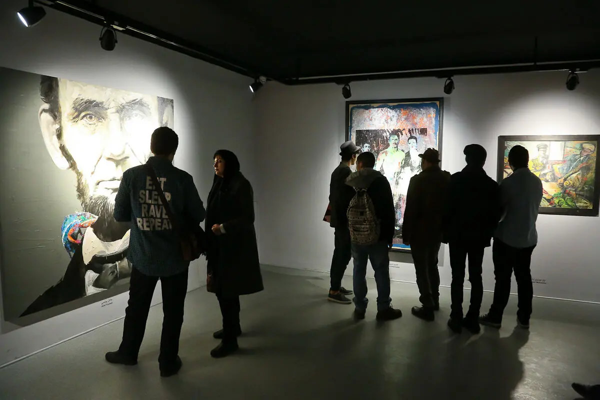 نمایشگاه گروهی در گالری آ‎