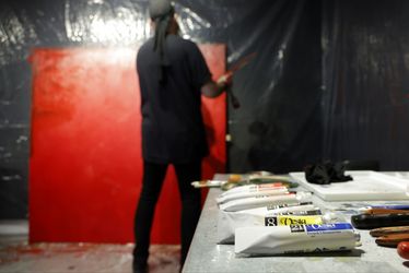 اجرای زنده نقاشی در گالری ثالث با همراهی رنگ وستا