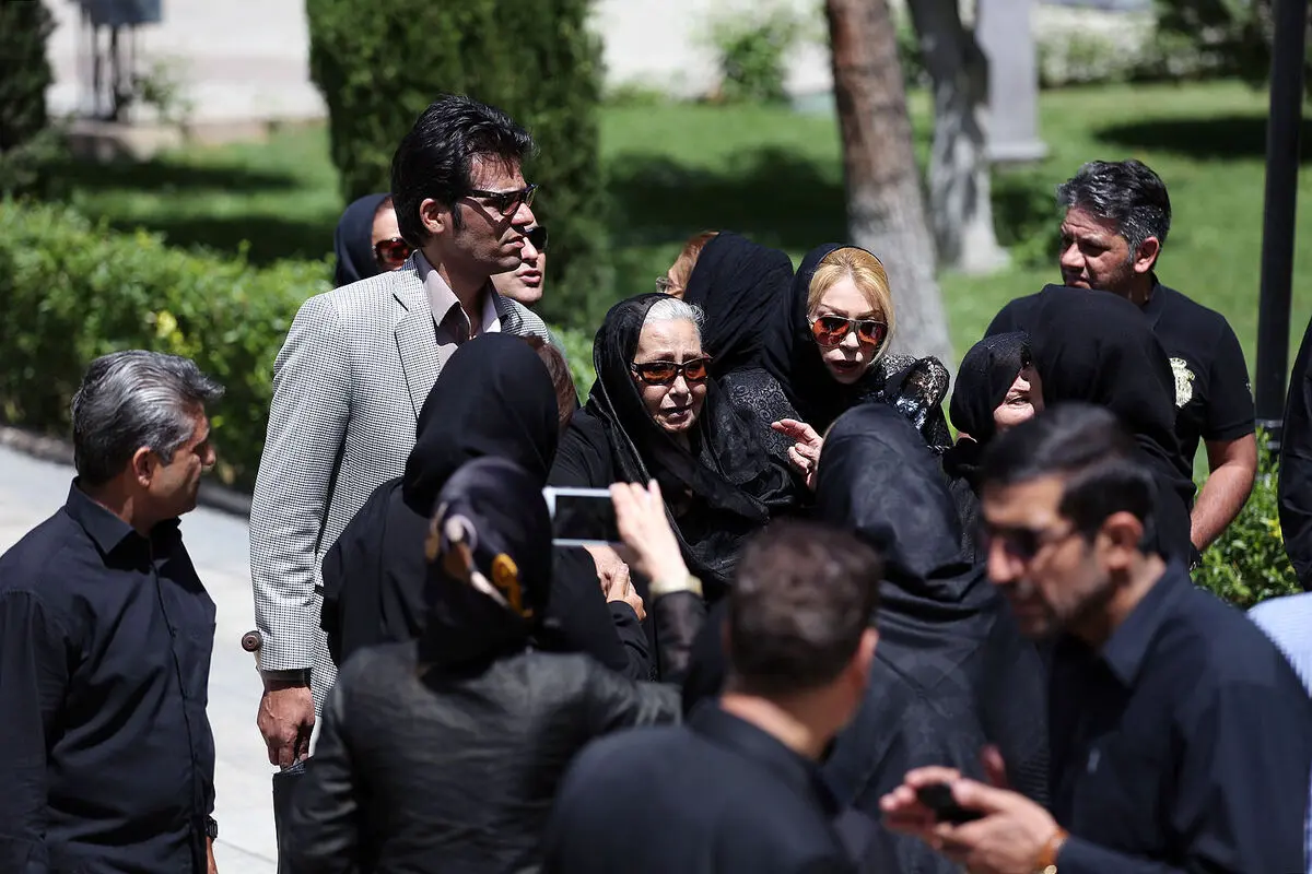 مراسم تشییع پیکر زنده یاد پرویز بهرام