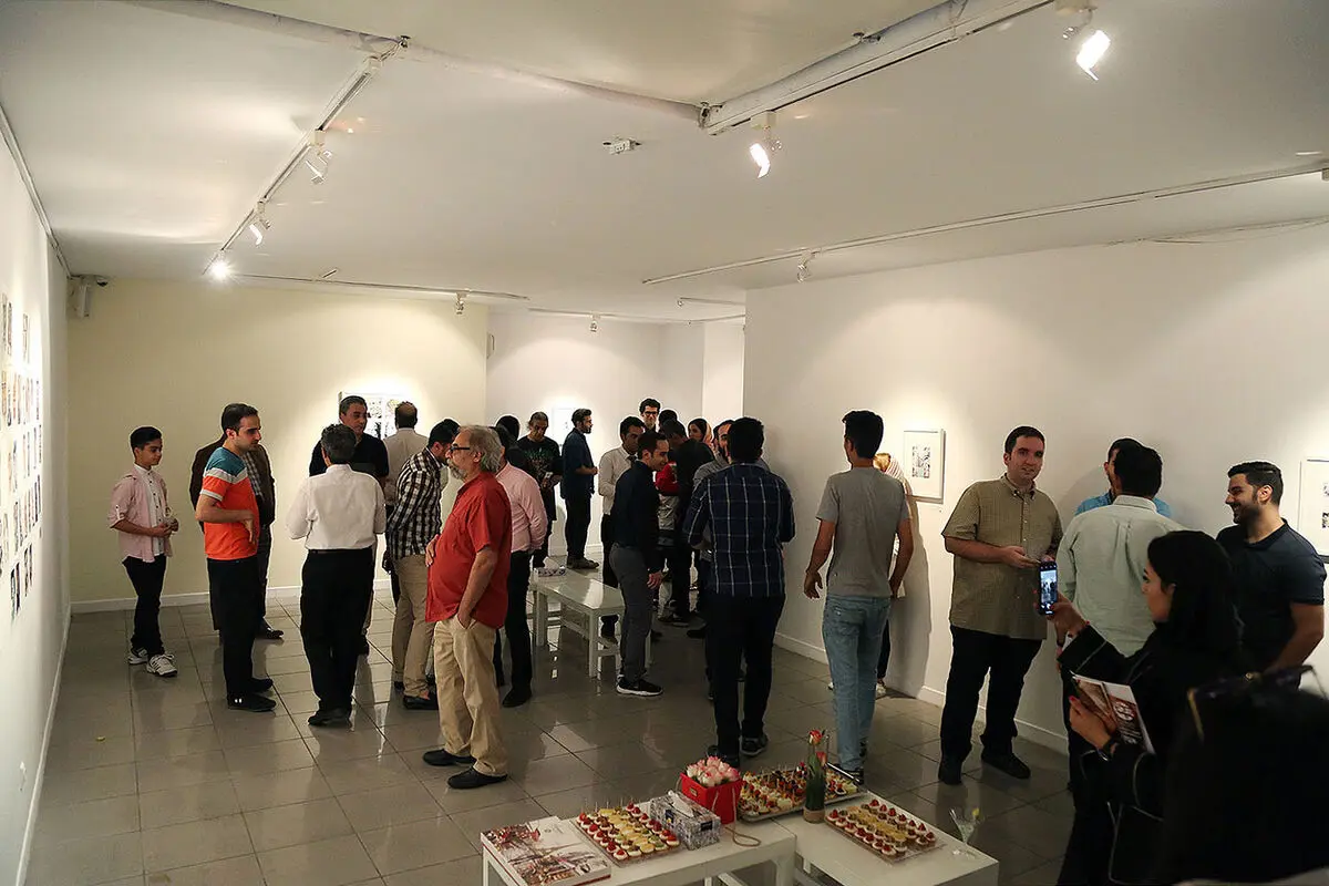 نمایشگاه نقاشی کوروش سرمدی در گالری ویستا