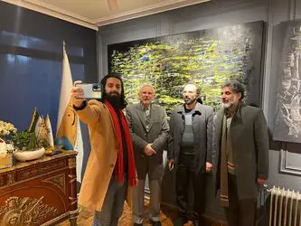 شهرام ناظری در گالری ترانه باران 