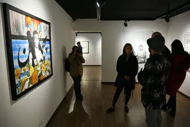 نمایشگاه گروهی در گالری آ‎