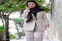خانم بازیگر با لباس پسرانه در آزادی