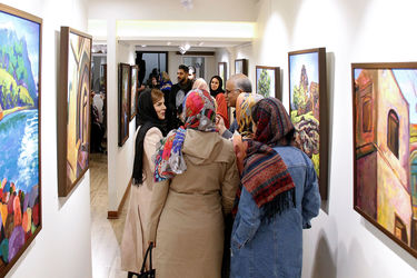 نمایشگاه نقاشی ناهید جعفری در گالری بهارک