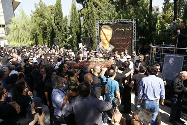 مراسم تشییع زنده‌یاد ناصر فرهودی در تالار وحدت