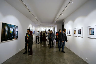 افتتاحیه‌ نمایشگاه نقاشی‌های حسین ژیان در گالری شیرین