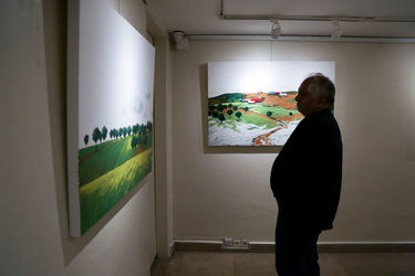 نمایشگاه نقاشی های آرمان یعقوب پور در گالری گلستان