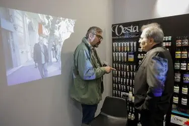 Vesta Color at the first Tehran Art Fair