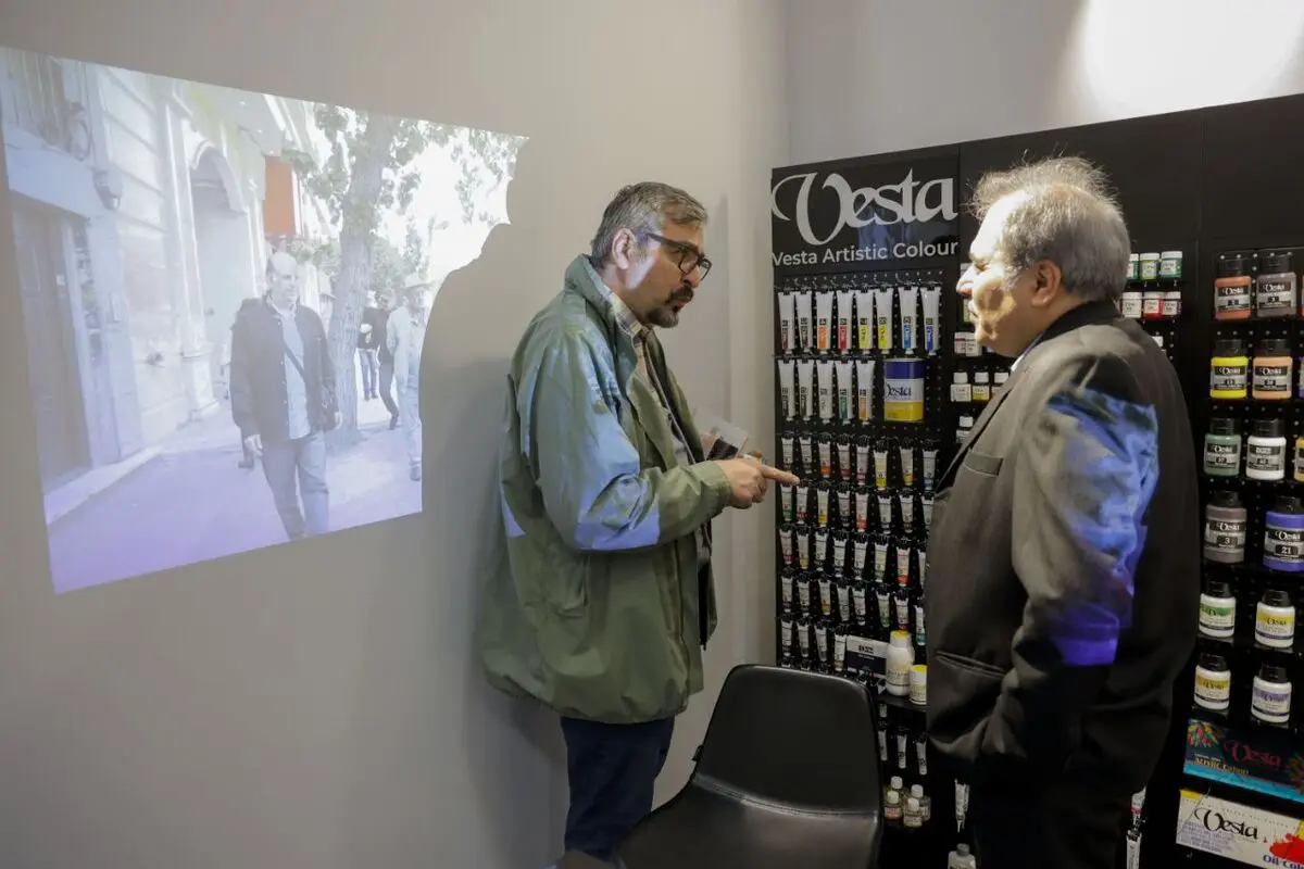 Vesta Color at the first Tehran Art Fair