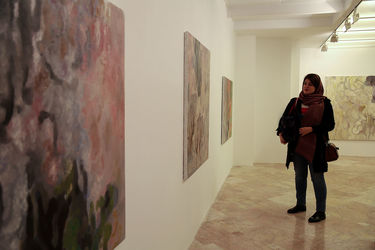 افتتاحیه نمایشگاه نقاشی‌های علی گلستانه در گالری مریم فصیحی هرندی