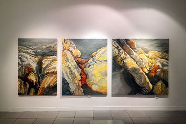 نمایشگاه نقاشی آتش شاه کرمی در گالری ویستا