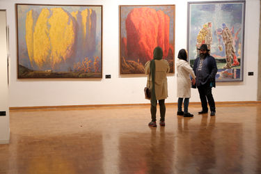 افتتاح نمایشگاه 76 هنرمند در 70 سال اخیر در فرهنگسرای نیاوران