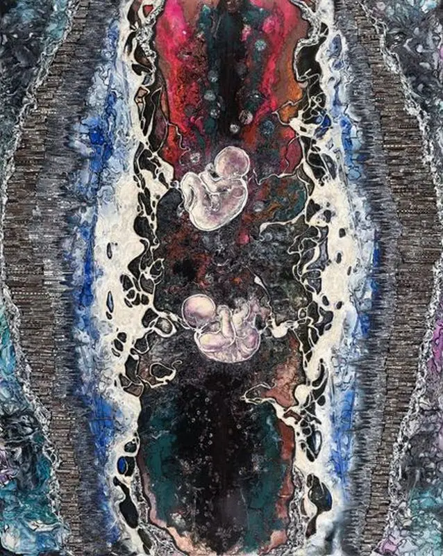 Bita Vakili's works were exhibited in Moscow and Frankfurt