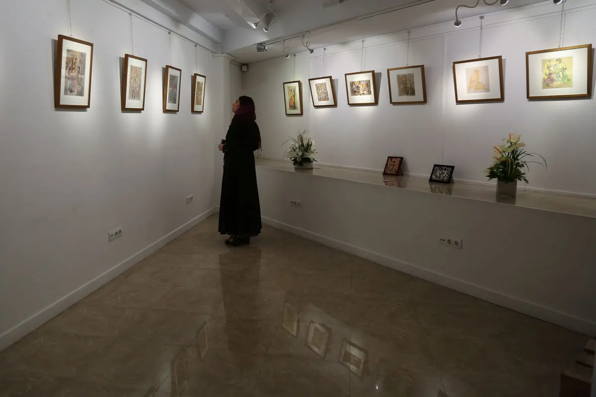 نمایشگاه آثار زنده یاد صادق تبریزی درنگارخانه بهنام دهش پور