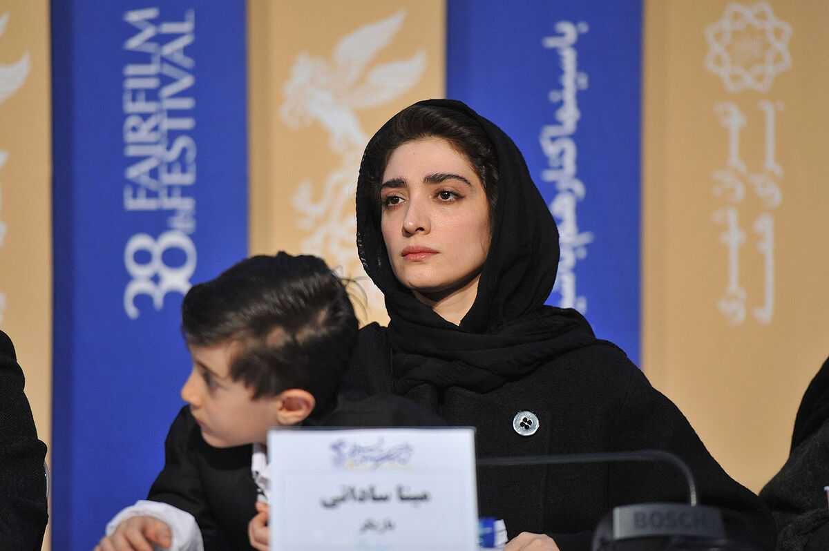 نشست خبری فیلم درخت گردو در چهارمین روز سی و هشتمین جشنواره فیلم فجر در پردیس ملت
